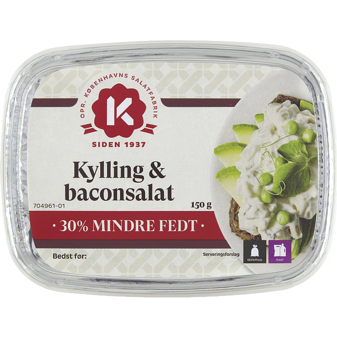 Kyllingesalat m. bacon