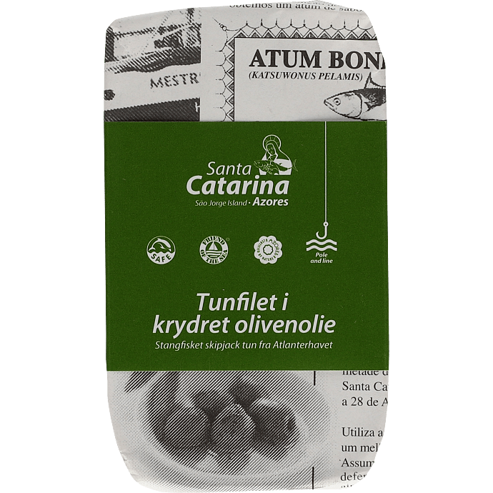 Tun i krydret olivenolie