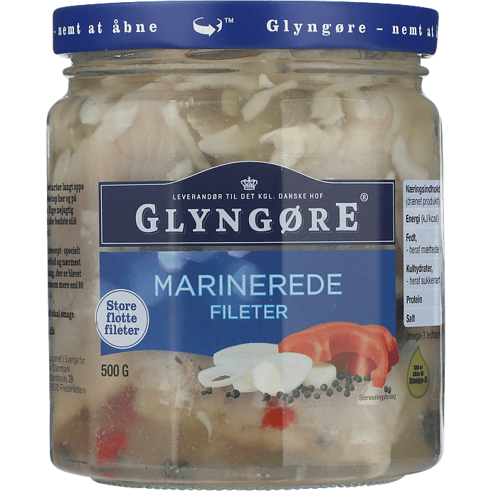 Marinerede sild i fileter