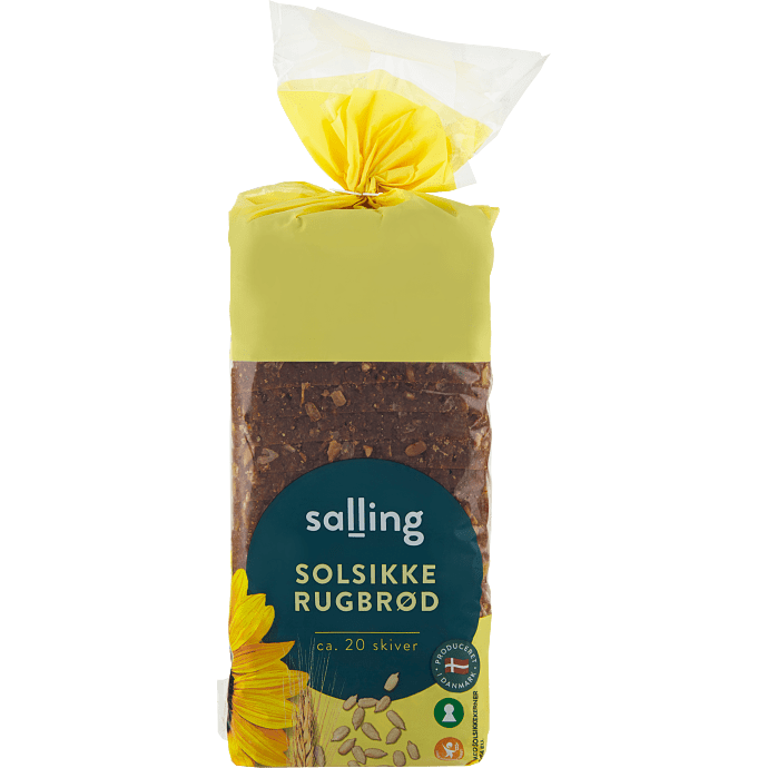 Solsikkerugbrød