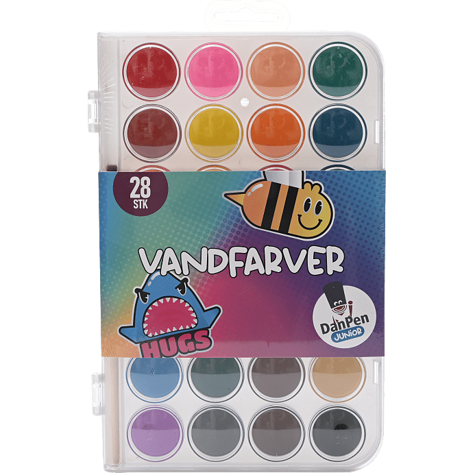 Danpen junior vandfarver 28-pak