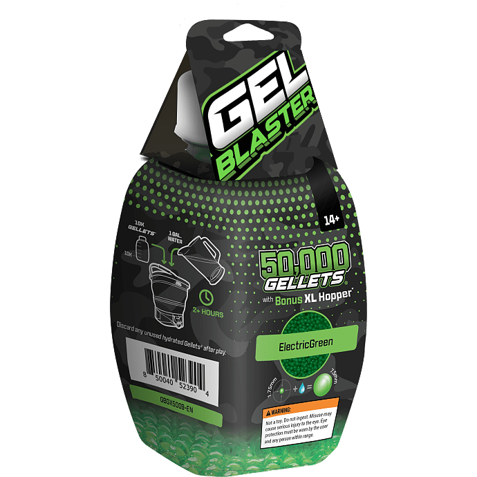 Gel Blaster Gellets green 50k-pakke