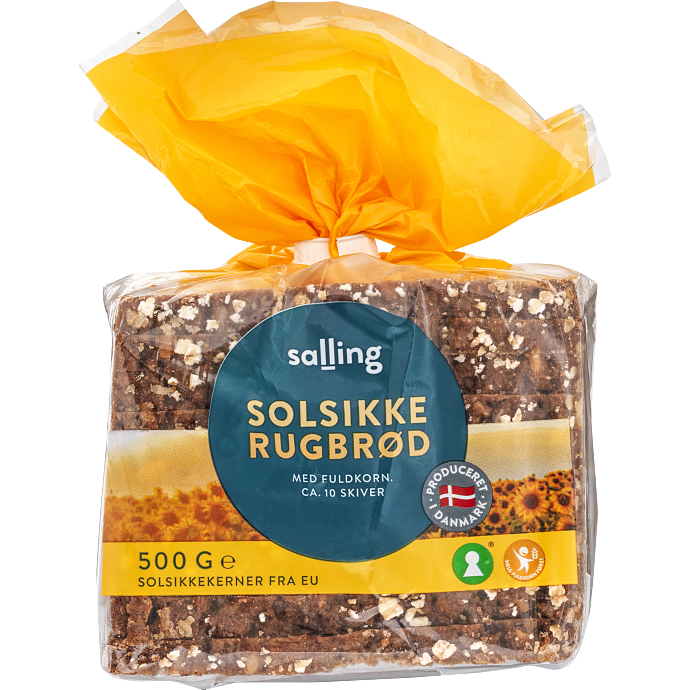 Solsikkerugbrød