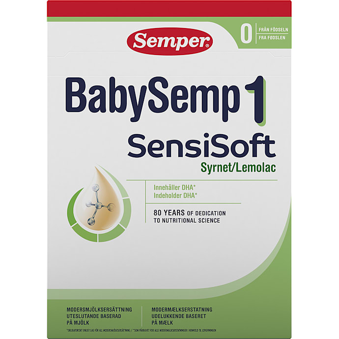 Modermælkserstatning fra 0 mdr. syrnet sensisoft