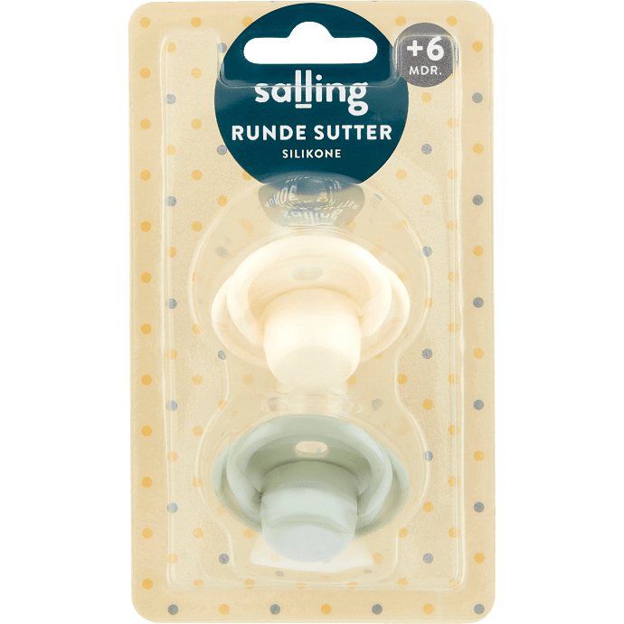 Runde sutter silikone 6+ mdr.