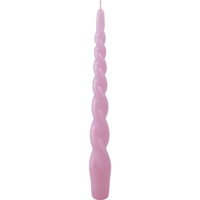 Snoede stagelys 2,2x24 cm - rosa