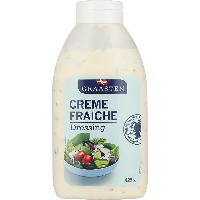 Creme fraiche dressing m. purløg
