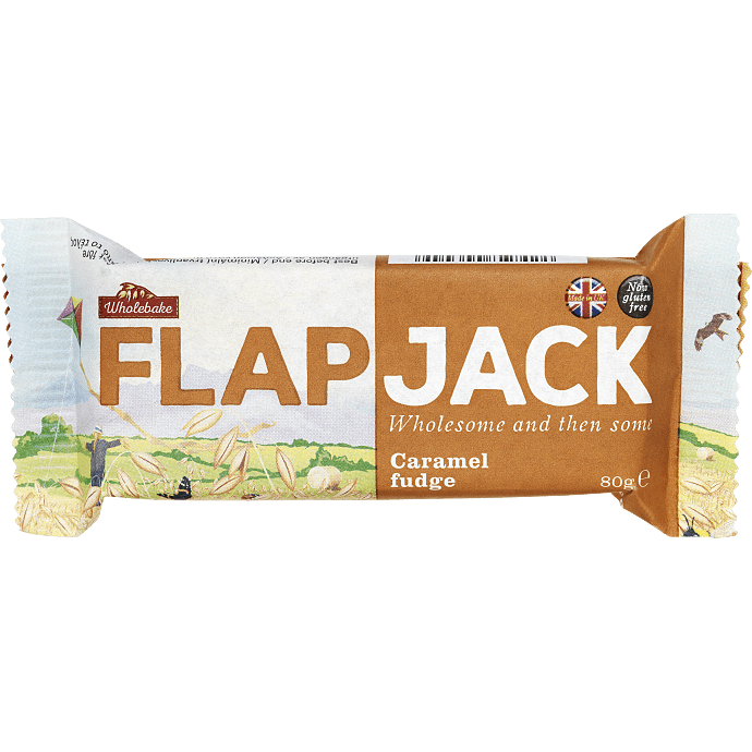Havremüslibar m. karamelfudge glutenfri