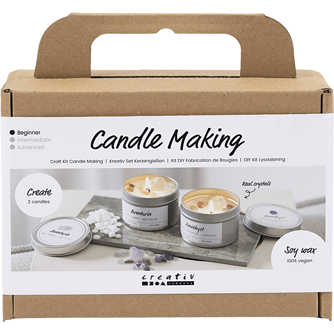 Creotime mini DIY kit lysstøbning - soyalys