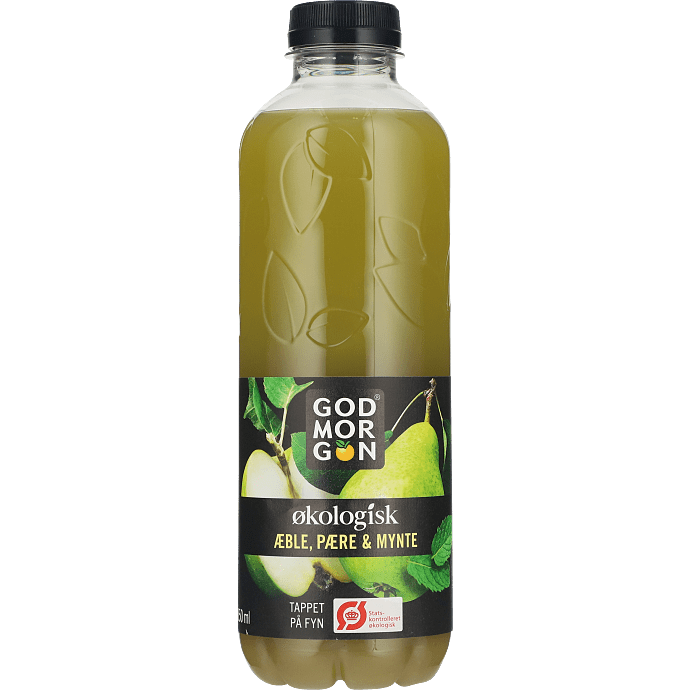 Juice m. æble, pære og mynte øko
