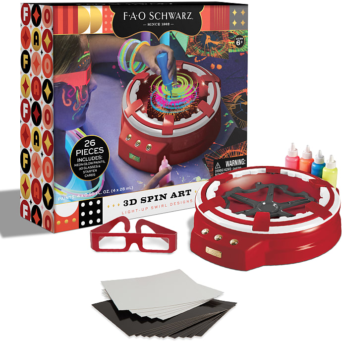 FAO Schwarz Spiralkunst maskine med 3D