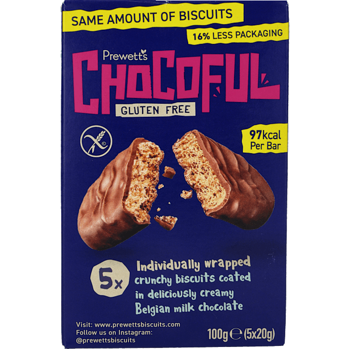 Kiks m. chokoladeovertræk glutenfri