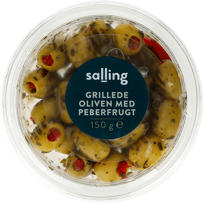 Grillede oliven m. peber