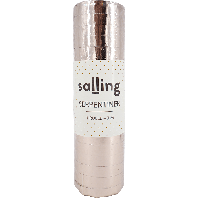 Salling serpentiner L: 3 meter - Rosegold