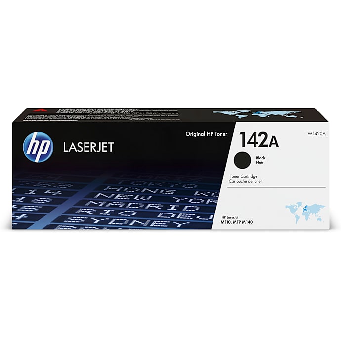 HP 142A original laserjet toner - sort