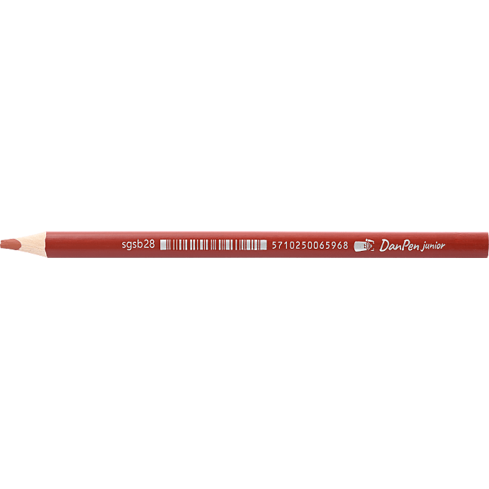 Danpen junior jumbo farveblyant - brun