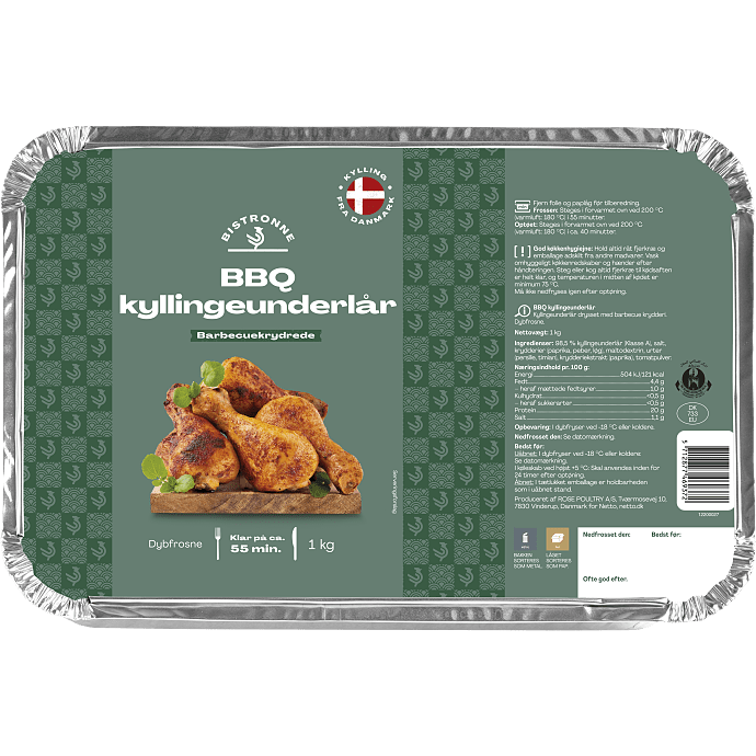 Kyllingeunderlår m. krydderi