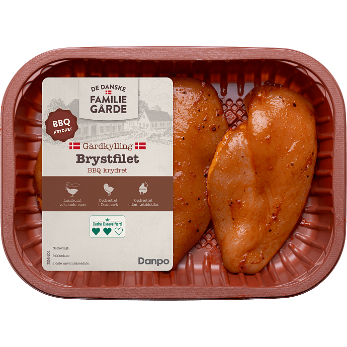 Kyllingebrystfilet med barbecuemarinade