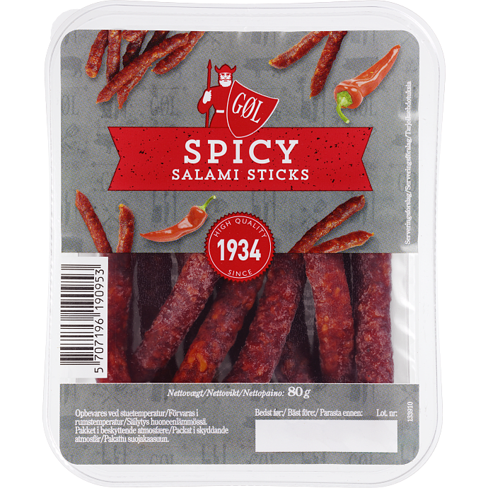 Snacksalami stærk