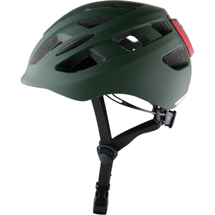 SCO Premium cykelhjelm med lys - grøn