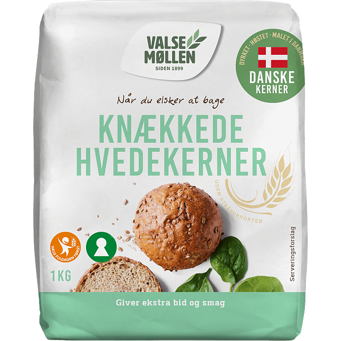 Knækkede hvedekerner