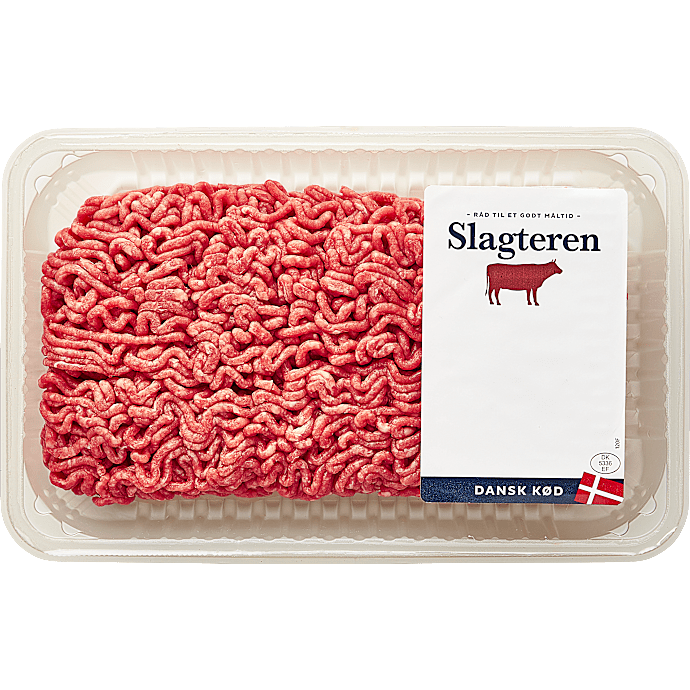 Hakket oksekød 14-18 % fedt