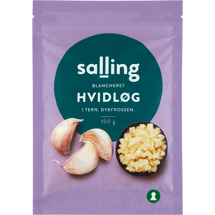 Hvidløg i tern
