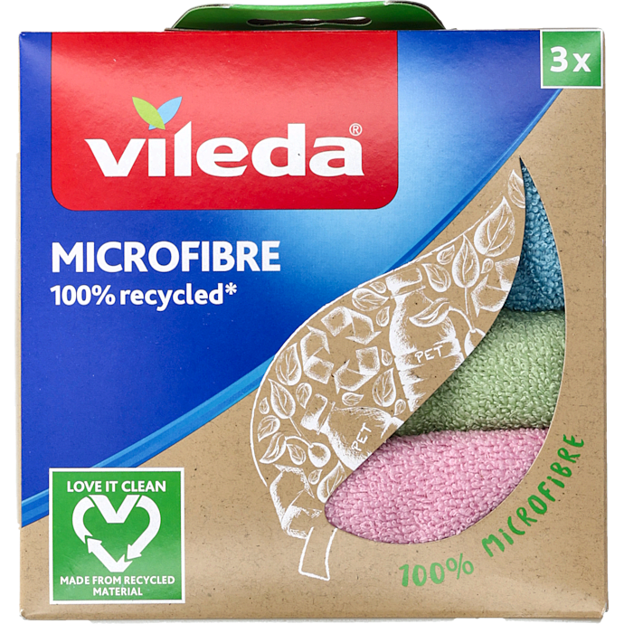 Mikrofiberklude 100% Recycled