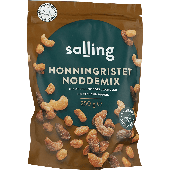 Honningristet nøddemix