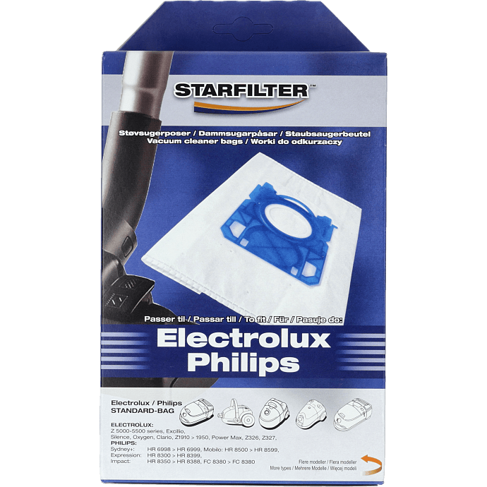 Støvsugerposer til Electrolux/Philips