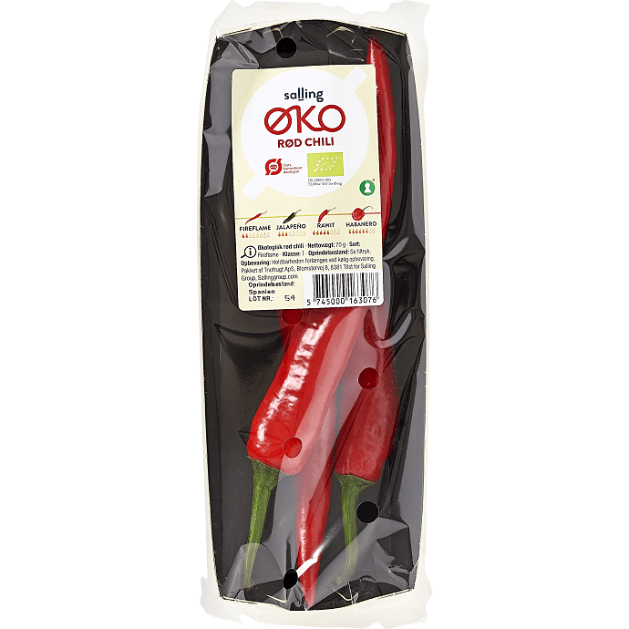 Rød chili øko