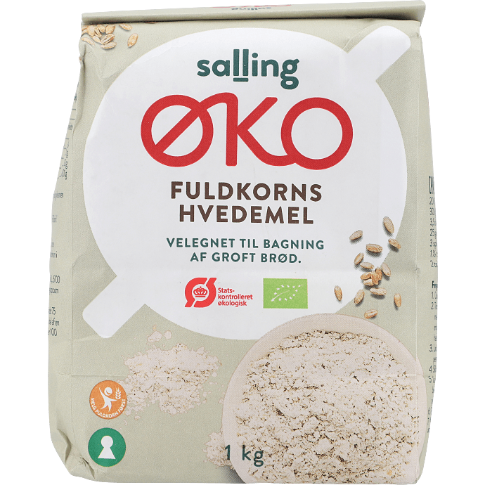 Fuldkornshvedemel øko