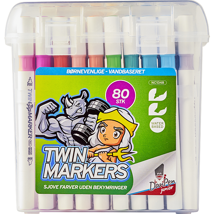 Danpen Twinmarkers 80 stk