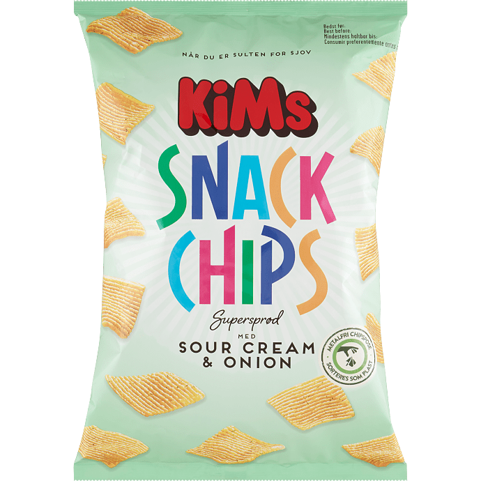 Chips m. sour cream & onion