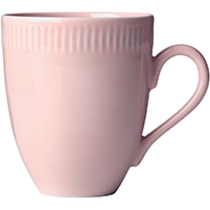 Relief krus porcelæn 30 cl - rosa