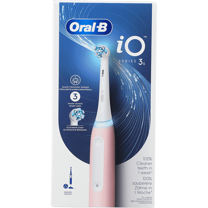 Oral-B iO3 S elektrisk tandbørste - Blush Pink