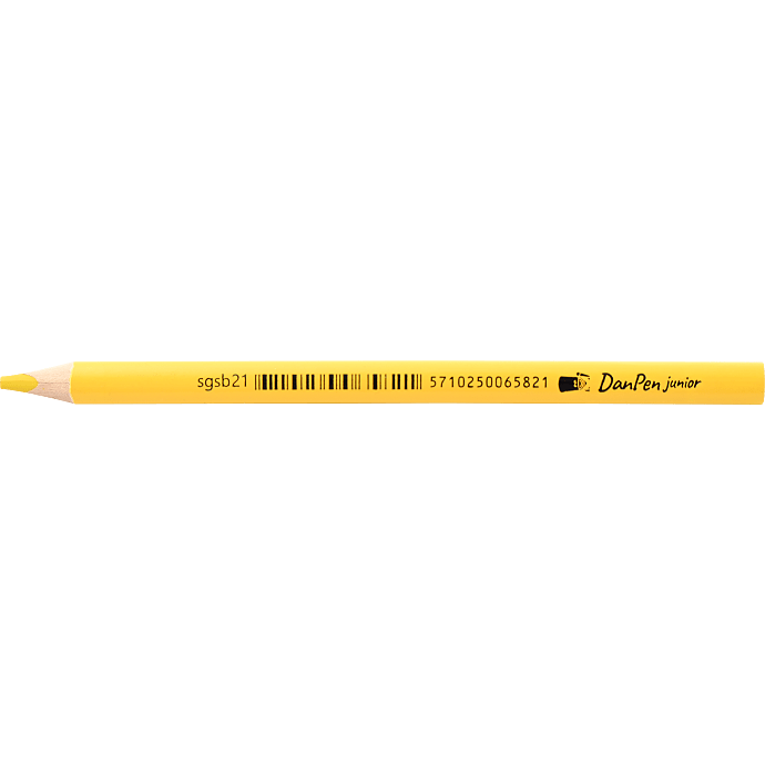Danpen junior jumbo farveblyant - gul