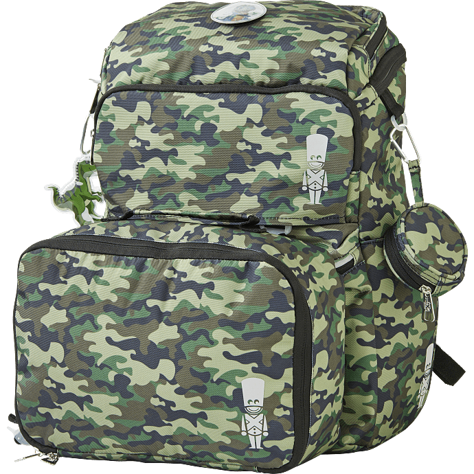 Danpen skoletaske - army