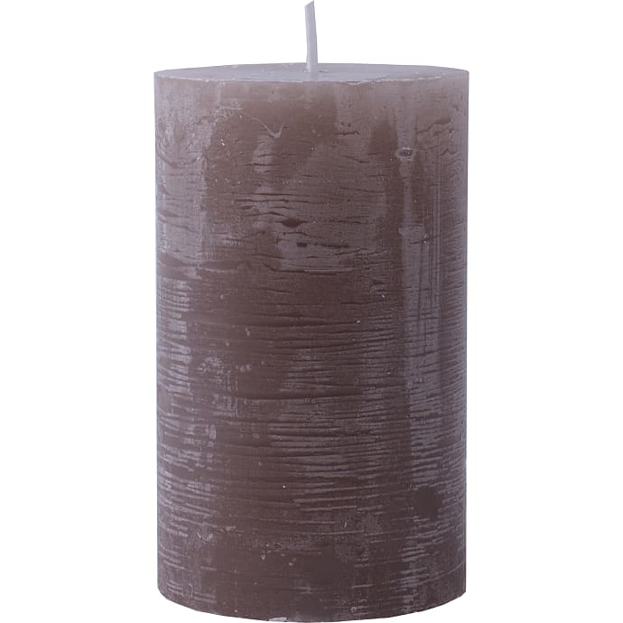 Salling rustikt bloklys 6x10 cm - sand
