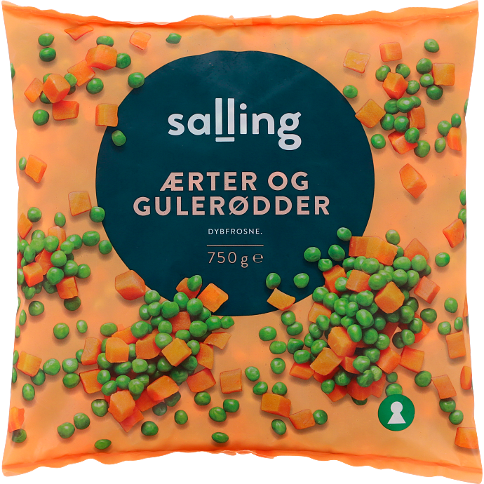 Ærter og gulerødder