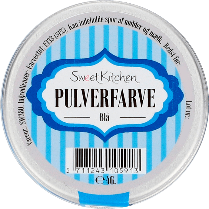 Pulverfarve blå