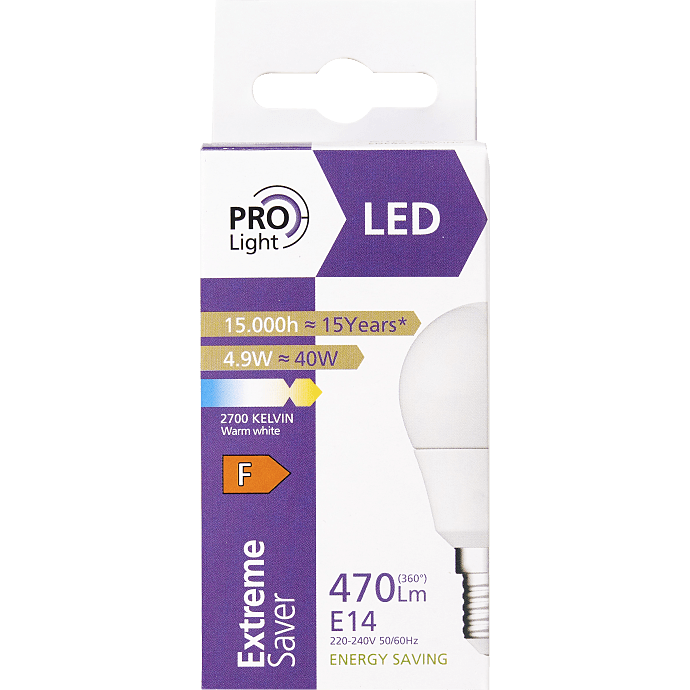 Prolight LED pære G45 E14