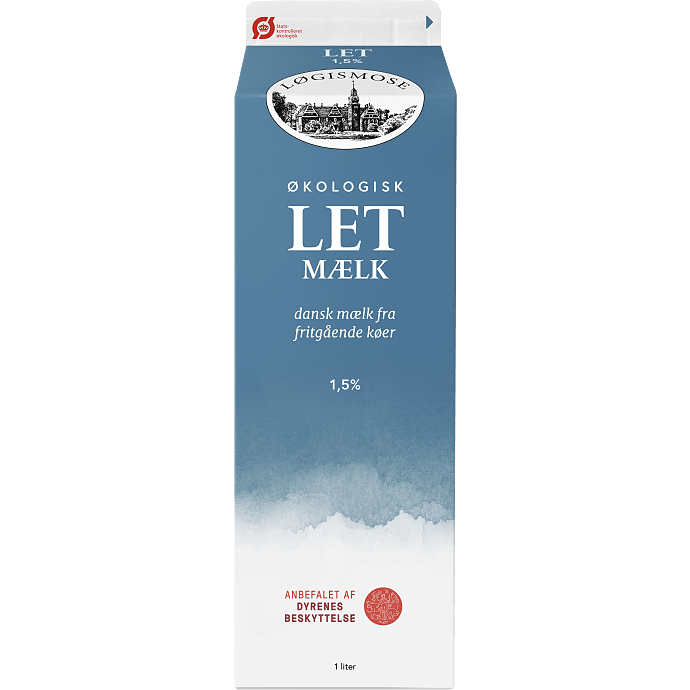 Letmælk 1,5% fedt øko
