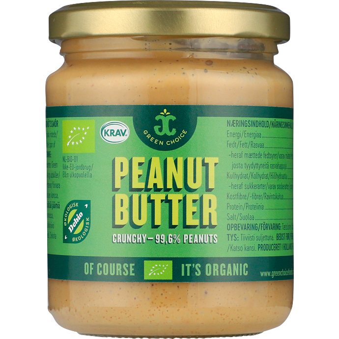 Crunchy peanutbutter øko