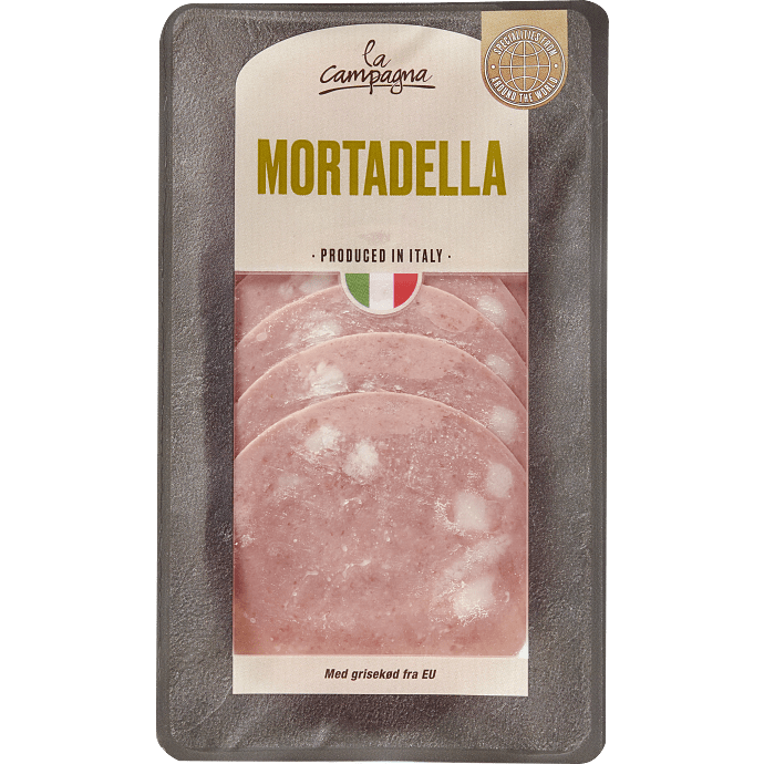 Mortadella i skiver