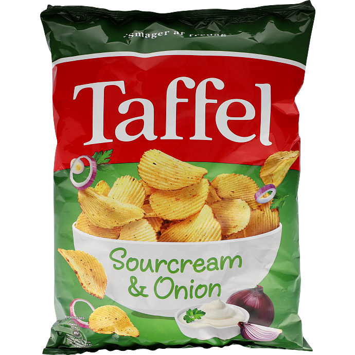 Chips m. sour cream & onion