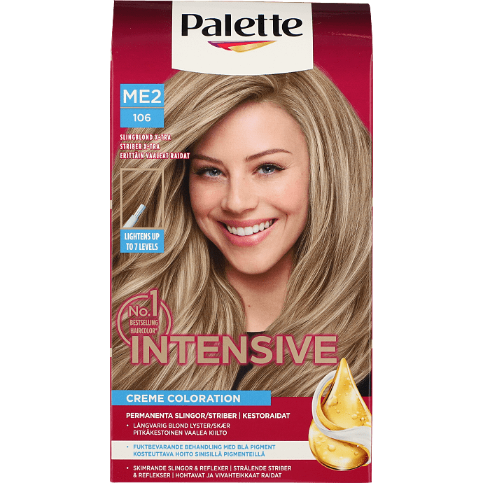 Permanent hårfarve ME2 Slingblond Highlights X-tra m. naturlige olier