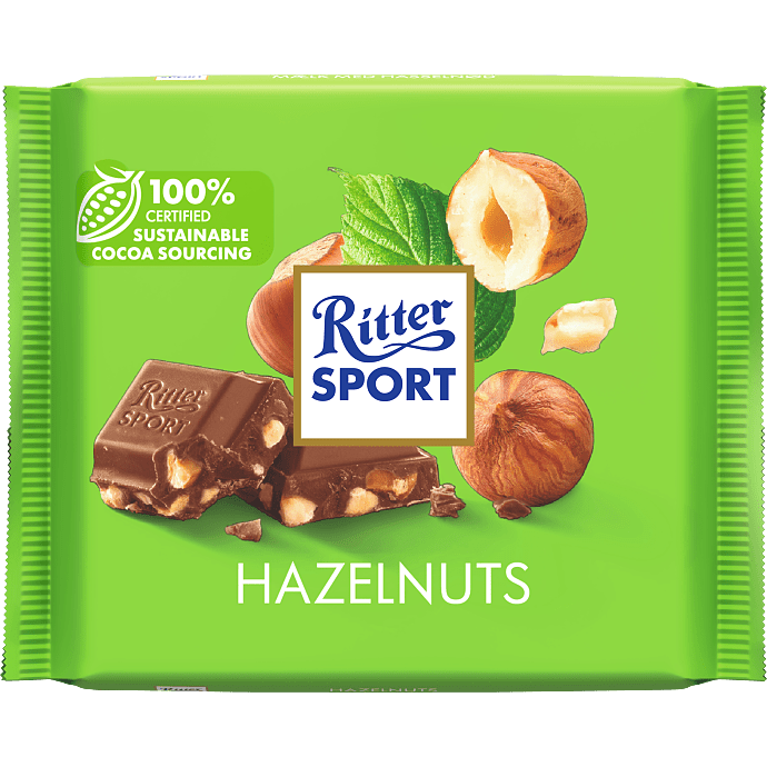 Mælkechokolade m. hasselnødder