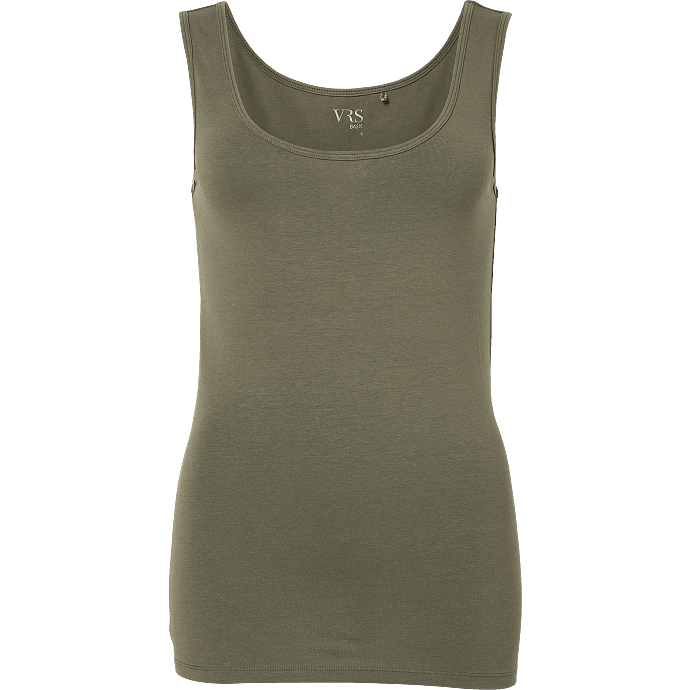 VRS dame tanktop str. L - oliven