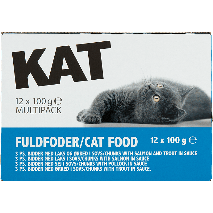 Kattefoder multipack m. fisk